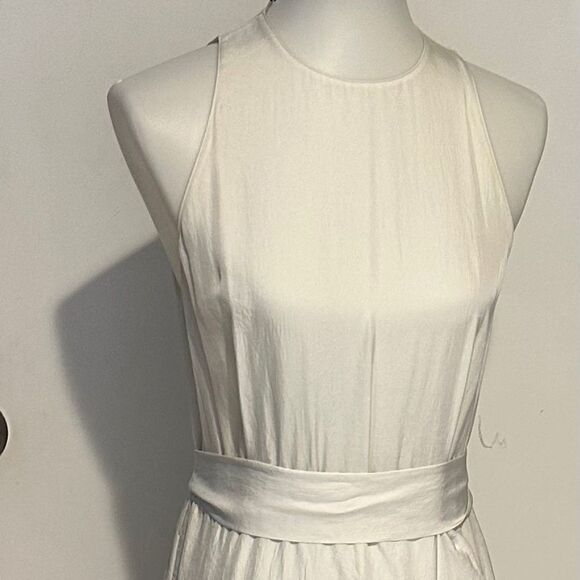 Vince Handkerchief Drape‎ Halter Sleeveless Midi Dress - Size 8.